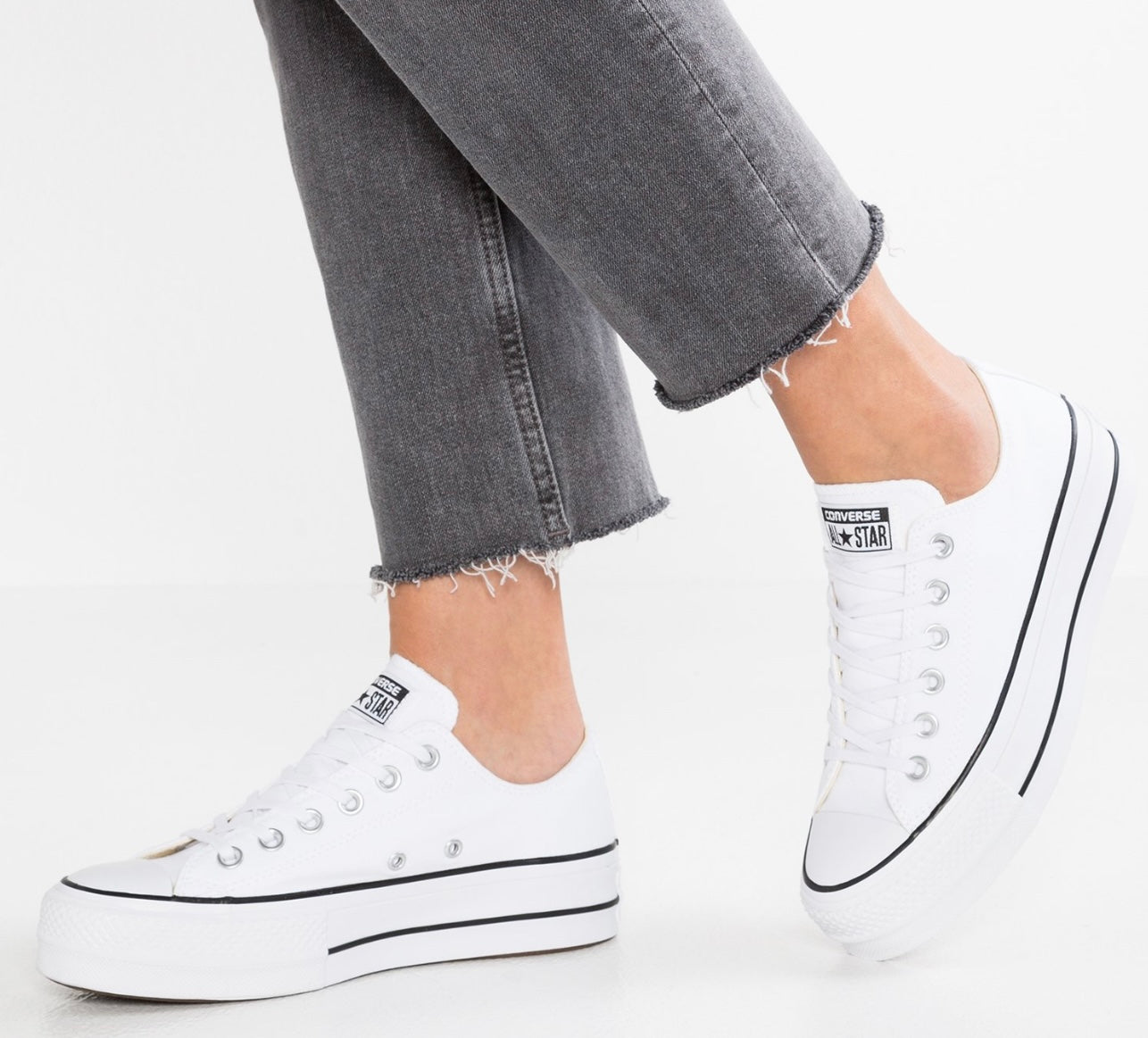 CONVERSE CLASICAS LONA BLANCAS